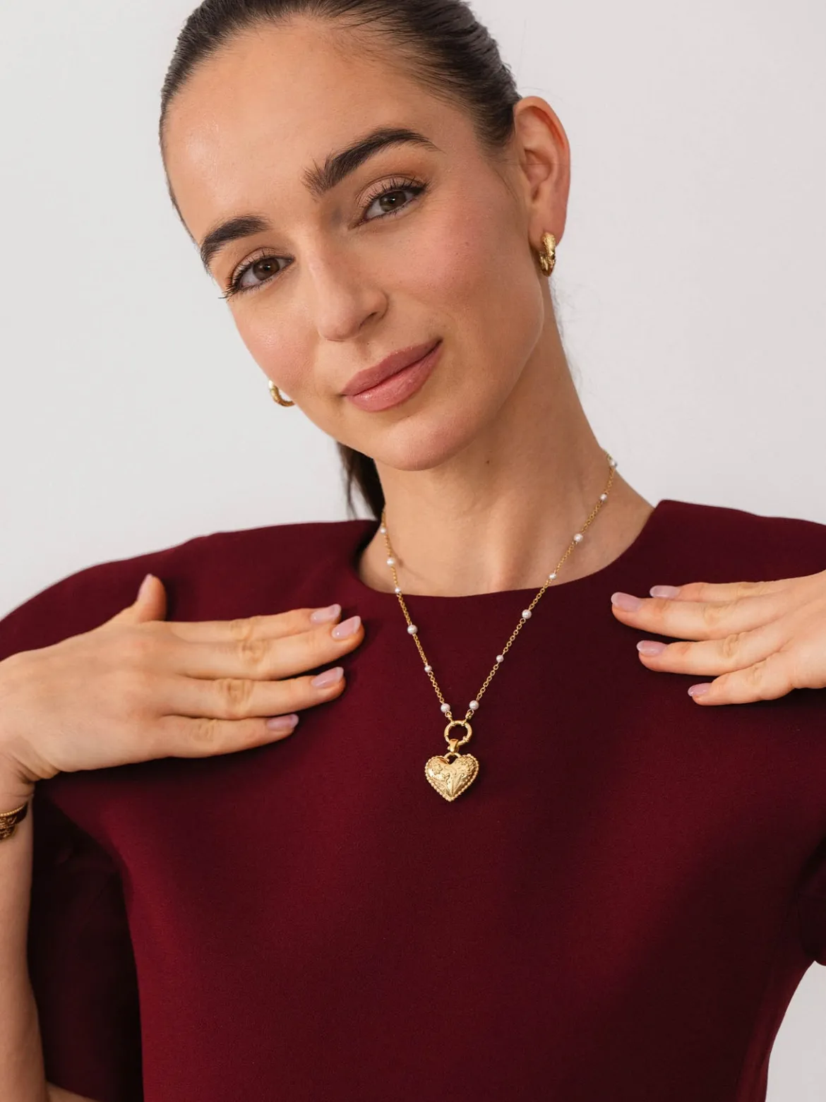 Vintage Love Heart Charm
