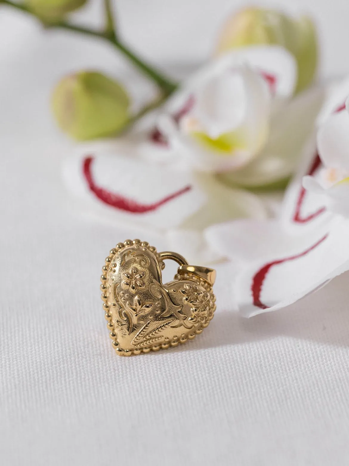 Vintage Love Heart Charm