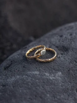 Volcano Ring Set Weiß