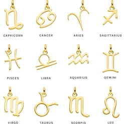 Waage Zodiac Charm